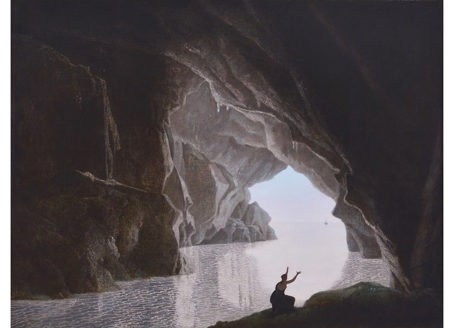 A Grotto in the Gulf of Salerno, with the Figure of Julia, Banished from Rome 
